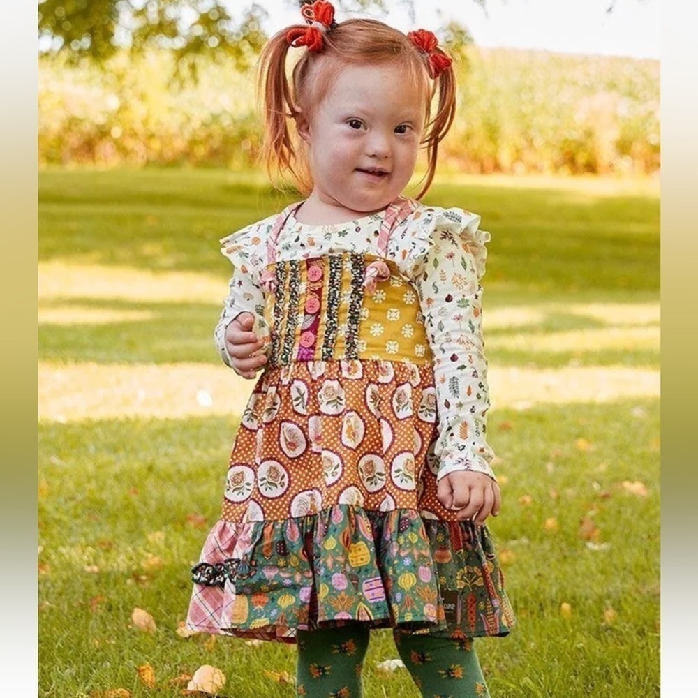 Matilda Jane AUSTIN RIVERS KNOT Dress Girls Size 4 Choose Your Own Path